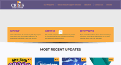 Desktop Screenshot of crisiscallcenter.org