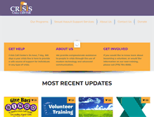 Tablet Screenshot of crisiscallcenter.org